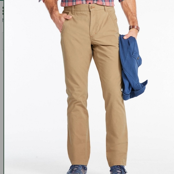 L.L. Bean Pants Ll Bean Khaki Straight Leg Pants Poshmark